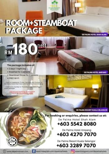 De-Palma-Hotel-Steamboat-Set-Promo-350x495 - Hotels Promotions & Freebies Selangor Sports,Leisure & Travel 