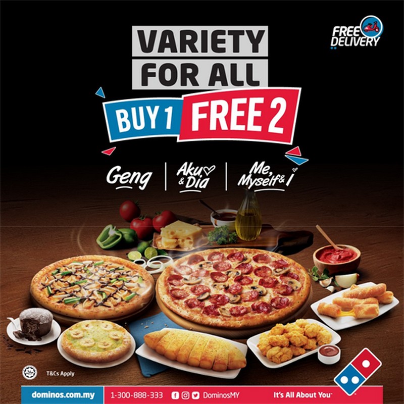 19 Oct 2020 Onward Domino S Pizza Buy 1 Free 2 Promo Everydayonsales Com