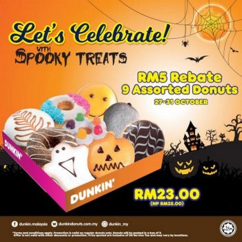 Dunkin-Donuts-Halloween-Promotion-350x349 - Beverages Food , Restaurant & Pub Johor Kedah Kelantan Kuala Lumpur Melaka Negeri Sembilan Pahang Penang Perak Perlis Promotions & Freebies Putrajaya Sabah Sarawak Selangor Terengganu 