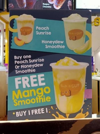 Each-a-Cup-Mango-Smoothie-Promo-350x467 - Beverages Food , Restaurant & Pub Johor Promotions & Freebies 