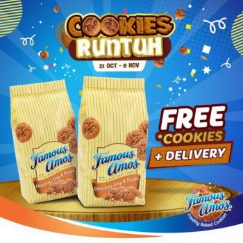 Famous-Amos-Online-Cookies-Runtuh-Promotion-350x350 - Beverages Food , Restaurant & Pub Johor Kedah Kelantan Kuala Lumpur Melaka Negeri Sembilan Online Store Pahang Penang Perak Perlis Promotions & Freebies Putrajaya Sabah Sarawak Selangor Terengganu 