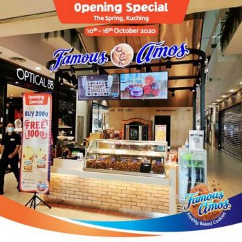 Famous-Amos-Opening-Promotion-at-The-Spring-Kuching-350x350 - Beverages Food , Restaurant & Pub Promotions & Freebies Sarawak 