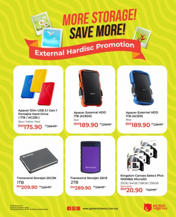 27 Oct 2020 Onward Gamers Hideout External HDD Promo