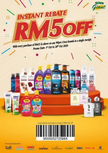 Giant-Wipro-Unza-Products-Promotion-350x494 - Johor Kedah Kelantan Kuala Lumpur Melaka Negeri Sembilan Pahang Penang Perak Perlis Promotions & Freebies Putrajaya Sabah Sarawak Selangor Supermarket & Hypermarket Terengganu 
