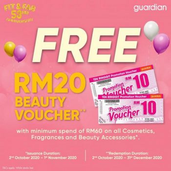 Guardian-Free-RM20-Beauty-Voucher-Promotion-350x350 - Beauty & Health Health Supplements Johor Kedah Kelantan Kuala Lumpur Melaka Negeri Sembilan Online Store Pahang Penang Perak Perlis Personal Care Promotions & Freebies Putrajaya Sabah Sarawak Selangor Terengganu 