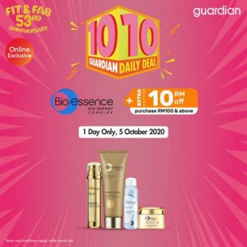 Guardian-Online-Sale-Bio-Essence-Extra-RM10-off-350x350 - Beauty & Health Health Supplements Johor Kedah Kelantan Kuala Lumpur Malaysia Sales Melaka Negeri Sembilan Online Store Pahang Penang Perak Perlis Personal Care Putrajaya Sabah Sarawak Selangor Terengganu 