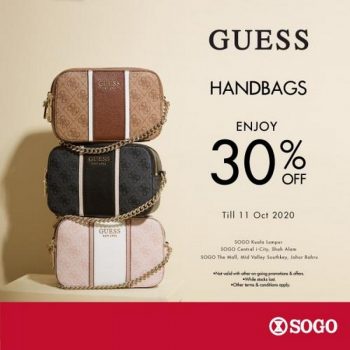 Guess-Handbags-Sale-at-SOGO-350x350 - Fashion Accessories Fashion Lifestyle & Department Store Handbags Johor Kuala Lumpur Malaysia Sales Selangor 