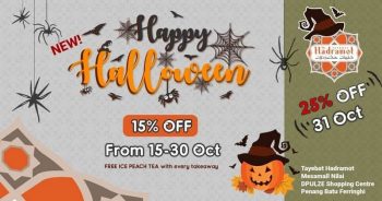 Hadramot-Tayebat-Halloween-Promo-at-MesaMall-350x184 - Negeri Sembilan Others Promotions & Freebies 