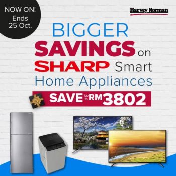 Harvey-Norman-Sharp-Smart-Home-Appliances-Promotion-350x350 - Electronics & Computers Home Appliances Johor Kedah Kelantan Kuala Lumpur Melaka Negeri Sembilan Pahang Penang Perak Perlis Promotions & Freebies Putrajaya Sabah Sarawak Selangor Terengganu 