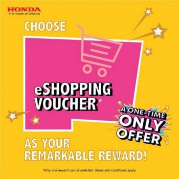 Honda-Eshopping-Voucher-Promo-350x350 - Automotive Johor Kedah Kelantan Kuala Lumpur Melaka Negeri Sembilan Pahang Penang Perak Perlis Promotions & Freebies Putrajaya Sabah Sarawak Selangor Terengganu 