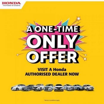 Honda-One-Time-Only-Offer-350x350 - Automotive Johor Kedah Kelantan Kuala Lumpur Melaka Negeri Sembilan Online Store Pahang Penang Perak Perlis Promotions & Freebies Putrajaya Sabah Sarawak Selangor Terengganu 