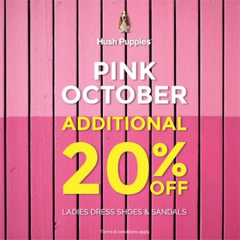 Hush-Puppies-Pink-October-Promotion-350x350 - Apparels Fashion Accessories Fashion Lifestyle & Department Store Johor Kedah Kelantan Kuala Lumpur Melaka Negeri Sembilan Pahang Penang Perak Perlis Promotions & Freebies Putrajaya Sabah Sarawak Selangor Terengganu 