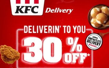 KFC-Delivery-30-Off-Promo-Code-350x221 - Beverages Food , Restaurant & Pub Johor Kedah Kelantan Kuala Lumpur Melaka Negeri Sembilan Online Store Pahang Penang Perak Perlis Promotions & Freebies Putrajaya Sabah Sarawak Selangor Terengganu 