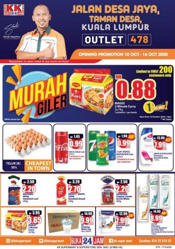 KK-Super-Mart-Opening-Promotion-at-Jalan-Desa-Jaya-Taman-Desa-350x496 - Kuala Lumpur Promotions & Freebies Selangor Supermarket & Hypermarket 