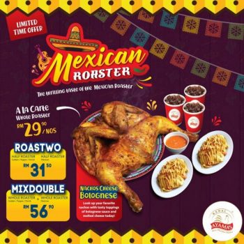 Kedai-Ayamas-Mexican-Roaster-Promotion-350x350 - Beverages Food , Restaurant & Pub Johor Kedah Kelantan Kuala Lumpur Melaka Negeri Sembilan Pahang Penang Perak Perlis Promotions & Freebies Putrajaya Sabah Sarawak Selangor Terengganu 