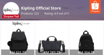 Kipling-Special-Season-Sale-at-Shopee-350x184 - Bags Fashion Accessories Fashion Lifestyle & Department Store Johor Kedah Kelantan Kuala Lumpur Malaysia Sales Melaka Negeri Sembilan Online Store Pahang Penang Perak Perlis Putrajaya Sabah Sarawak Selangor Terengganu 