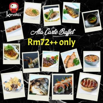 Kiraku-Japanese-Restaurant-Ala-Carte-Buffet-Promo-350x350 - Beverages Buffet Food , Restaurant & Pub Promotions & Freebies Selangor 