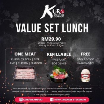 Kuro-Japanese-Steamboat-Value-Set-Lunch-Promo-350x350 - Beverages Food , Restaurant & Pub Kuala Lumpur Promotions & Freebies Selangor 