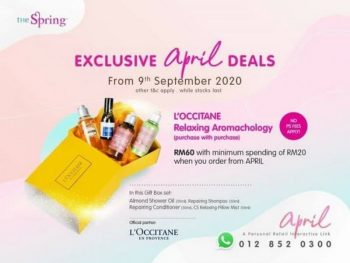 LOCCITANE-April-Deals-at-The-Spring-350x263 - Beauty & Health Personal Care Promotions & Freebies Sarawak Skincare 