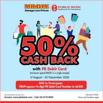 MR-DIY-50-Cashback-Promotion-with-Public-Bank-350x350 - Bank & Finance Johor Kedah Kelantan Kuala Lumpur Melaka Negeri Sembilan Others Pahang Penang Perak Perlis Promotions & Freebies Public Bank Putrajaya Sabah Sarawak Selangor Terengganu 