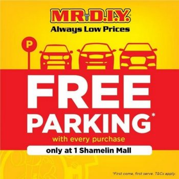 MR-DIY-Free-Parking-Promo-at-1-Shamelin-Mall-350x350 - Home & Garden & Tools Promotions & Freebies Safety Tools & DIY Tools Selangor 
