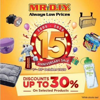 MR.DIY-15th-Anniversary-Sale-at-Kluang-Mall-350x350 - Home & Garden & Tools Johor Malaysia Sales Safety Tools & DIY Tools 