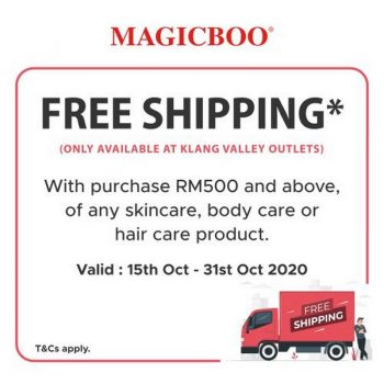 Magicboo-Free-Shipping-Promotion-350x350 - Beauty & Health Cosmetics Hair Care Johor Kedah Kelantan Kuala Lumpur Melaka Negeri Sembilan Online Store Pahang Penang Perak Perlis Personal Care Promotions & Freebies Putrajaya Sabah Sarawak Selangor Skincare Terengganu 