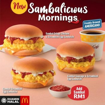 McDonalds-Sambalicious-Mornings-Promo-350x350 - Beverages Food , Restaurant & Pub Johor Kedah Kelantan Kuala Lumpur Melaka Negeri Sembilan Pahang Penang Perak Perlis Promotions & Freebies Putrajaya Sabah Sarawak Selangor Terengganu 