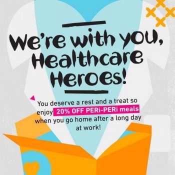 Nandos-20-off-for-Healthcare-Heroes-350x350 - Beverages Food , Restaurant & Pub Johor Kedah Kelantan Kuala Lumpur Melaka Negeri Sembilan Pahang Penang Perak Perlis Promotions & Freebies Putrajaya Sabah Sarawak Selangor Terengganu 