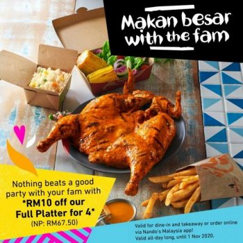 Nandos-Full-Platter-Promotion-350x350 - Beverages Food , Restaurant & Pub Johor Kedah Kelantan Kuala Lumpur Melaka Negeri Sembilan Pahang Penang Perak Perlis Promotions & Freebies Putrajaya Sabah Sarawak Selangor Terengganu 