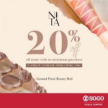 Nita-Cosmetics-Sale-at-SOGO-350x350 - Beauty & Health Cosmetics Kuala Lumpur Malaysia Sales Selangor 