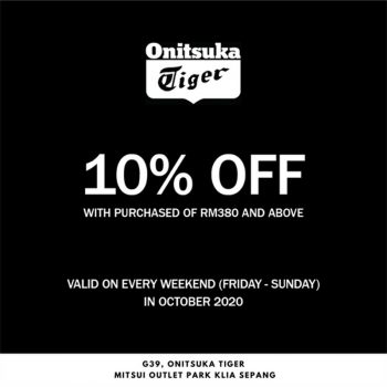 Onitsuka-Tiger-October-Weekend-Special-350x350 - Apparels Fashion Accessories Fashion Lifestyle & Department Store Footwear Promotions & Freebies Selangor 