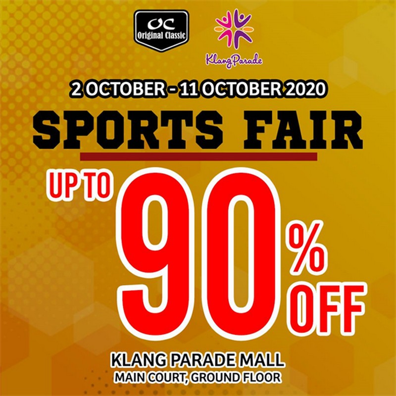 Orginal-Classic-Sports-Fair-at-Klang-Parade 2-11 Oct 2020: Orginal Classic Sports Fair at Klang Parade