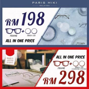 Paris-Miki-Japan-Made-Glasses-Promo-350x350 - Kuala Lumpur Others Penang Promotions & Freebies Selangor 