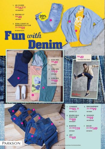 Parkson-Mad-About-Denim-Promotion-7-350x495 - Apparels Fashion Accessories Fashion Lifestyle & Department Store Johor Kedah Kelantan Kuala Lumpur Melaka Negeri Sembilan Pahang Penang Perak Perlis Promotions & Freebies Putrajaya Sabah Sarawak Selangor Supermarket & Hypermarket Terengganu 