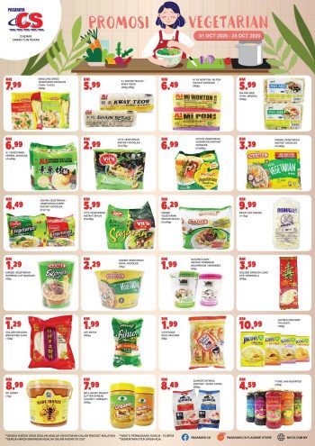 Pasaraya-CS-Vegetarian-Promotion-at-Cheras-Tun-Perak-2-350x495 - Perak Promotions & Freebies Supermarket & Hypermarket 