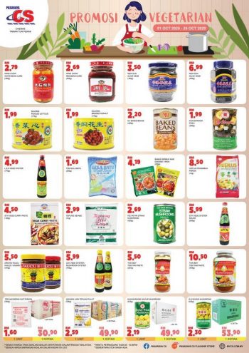 Pasaraya-CS-Vegetarian-Promotion-at-Cheras-Tun-Perak-350x495 - Perak Promotions & Freebies Supermarket & Hypermarket 