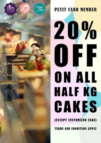 Petit-Mary-Patisserie-Half-Kg-Cakes-Promo-350x494 - Beverages Cake Food , Restaurant & Pub Perak Promotions & Freebies 