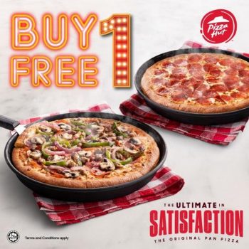 Pizza-Hut-Buy-1-FREE-1-Promotion-350x350 - Beverages Food , Restaurant & Pub Johor Kedah Kelantan Kuala Lumpur Melaka Negeri Sembilan Online Store Pahang Penang Perak Perlis Pizza Promotions & Freebies Putrajaya Sabah Sarawak Selangor Terengganu 