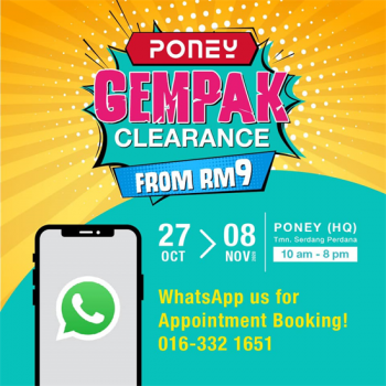 Poney-Gempak-Clearance-Sale-at-HQ-amp-Online-350x350 - Baby & Kids & Parenting Children Fashion Johor Kedah Kelantan Kuala Lumpur Melaka Negeri Sembilan Online Store Pahang Penang Perak Perlis Putrajaya Sabah Sarawak Selangor Terengganu Warehouse Sale & Clearance in Malaysia 