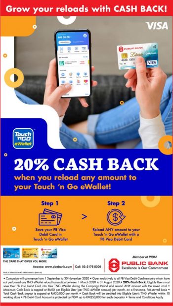 Public-Bank-Cashback-Promo-with-Touch-n-Go-350x618 - Bank & Finance Johor Kedah Kelantan Kuala Lumpur Melaka Negeri Sembilan Online Store Others Pahang Penang Perak Perlis Promotions & Freebies Public Bank Putrajaya Sabah Sarawak Selangor Terengganu 