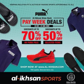 Puma-Pay-Week-Deals-Promotion-at-Al-Ikhsan-350x350 - Apparels Fashion Accessories Fashion Lifestyle & Department Store Footwear Johor Kedah Kelantan Kuala Lumpur Melaka Negeri Sembilan Online Store Pahang Penang Perak Perlis Promotions & Freebies Putrajaya Sabah Sarawak Selangor Terengganu 