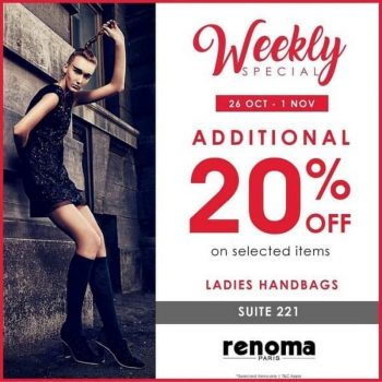 Renoma-Paris-Special-Sale-at-Genting-Highlands-Premium-Outlets-350x350 - Apparels Fashion Accessories Fashion Lifestyle & Department Store Footwear Malaysia Sales Pahang 