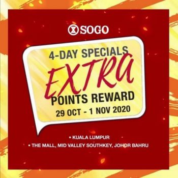 SOGO-Extra-Points-Reward-Promo-350x350 - Johor Kuala Lumpur Promotions & Freebies Selangor Supermarket & Hypermarket 