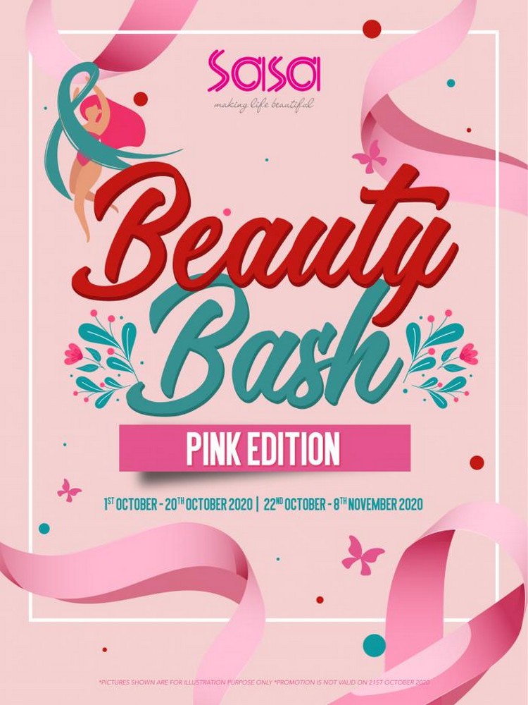 1 Oct-8 Nov 2020: SaSa Beauty Bash Pink Edition Promotion Catalogue 