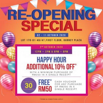 SaSa-Re-Opening-Special-Sale-at-Gurney-Plaza-350x350 - Beauty & Health Cosmetics Penang Personal Care Promotions & Freebies 