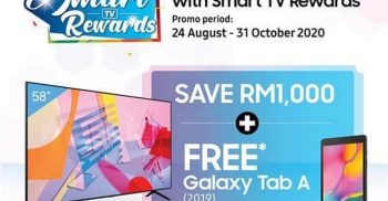 Samsung-Smart-TV-Rewards-Promo-350x182 - Computer Accessories Electronics & Computers Home Appliances IT Gadgets Accessories Johor Kedah Kelantan Kuala Lumpur Melaka Negeri Sembilan Online Store Pahang Penang Perak Perlis Promotions & Freebies Putrajaya Sabah Sarawak Selangor Terengganu 