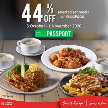 Secret-Recipe-FREE-44-OFF-Promo-Code-Promotion-at-GrabFood-350x350 - Beverages Food , Restaurant & Pub Johor Kedah Kelantan Kuala Lumpur Melaka Negeri Sembilan Online Store Pahang Penang Perak Perlis Promotions & Freebies Putrajaya Sabah Sarawak Selangor Terengganu 