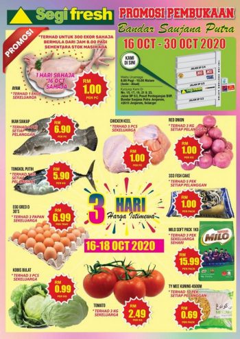 Segi-Fresh-Opening-Promotion-at-Bandar-Saujana-Putra-350x494 - Promotions & Freebies Selangor Supermarket & Hypermarket 
