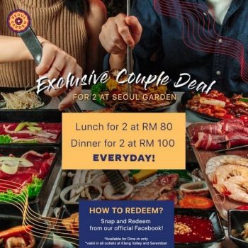 Seoul-Garden-Exclusive-Couple-Deal-350x350 - Beverages Food , Restaurant & Pub Kuala Lumpur Negeri Sembilan Pahang Perak Promotions & Freebies Selangor 